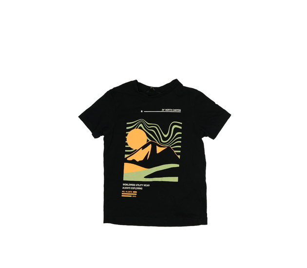 Černé triko s potiskem George