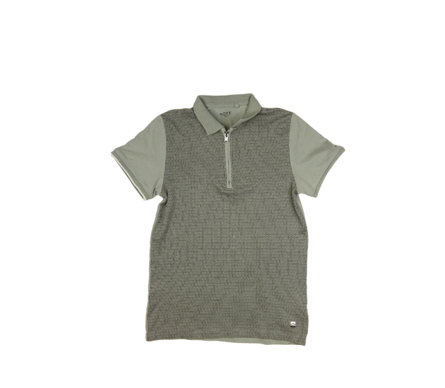 Vzorované triko s límečkem Next