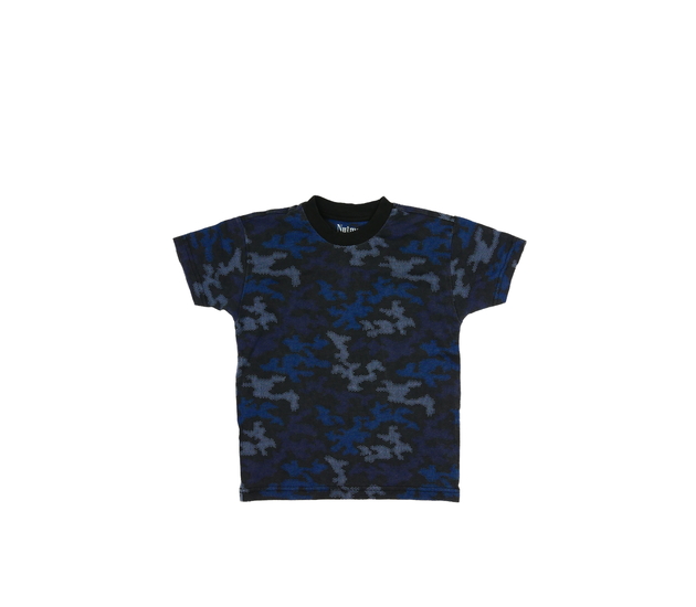 Tmavé vzorované triko Nutmeg