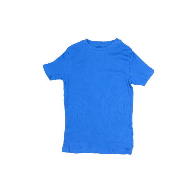 Modré žebrované triko Next