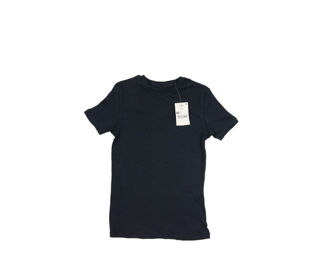 Nové tmavé žebrované triko Next