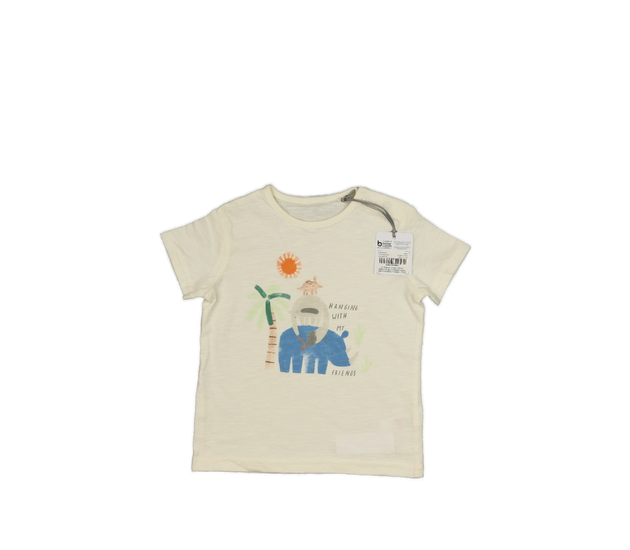 Nové krémové triko se zvířátky Tu