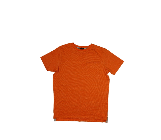 Oranžové melírované triko s kapsou George