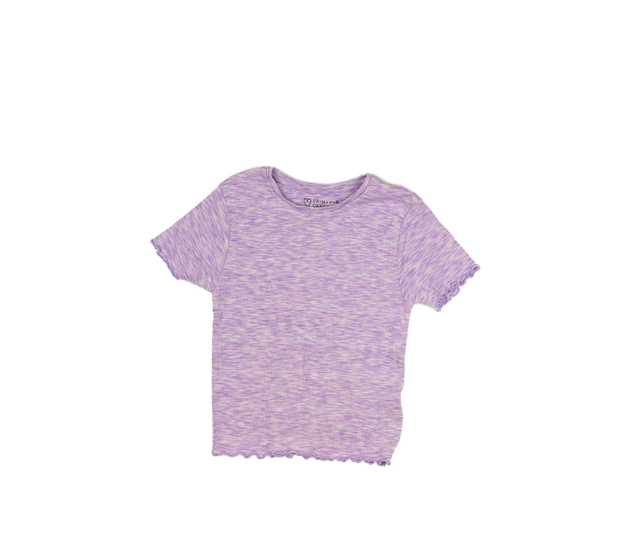 Melírované fialové kratší triko Primark 