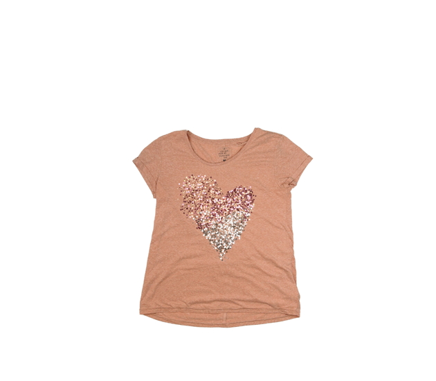 Meruňkové triko se srdcem vel. 176 Next