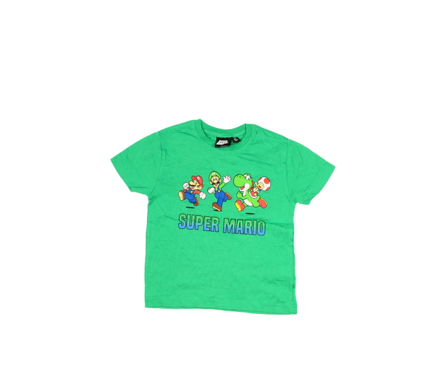 Zelené triko Super Mario 