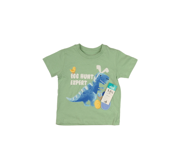 Nové zelené vtipné triko s dinosaurem