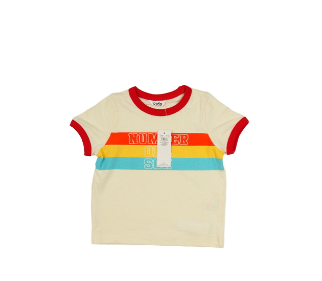 Nové krémové triko s barevnými detaily M&Co 