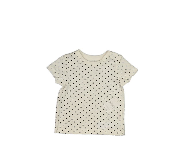Nové krémové triko s kolečky 