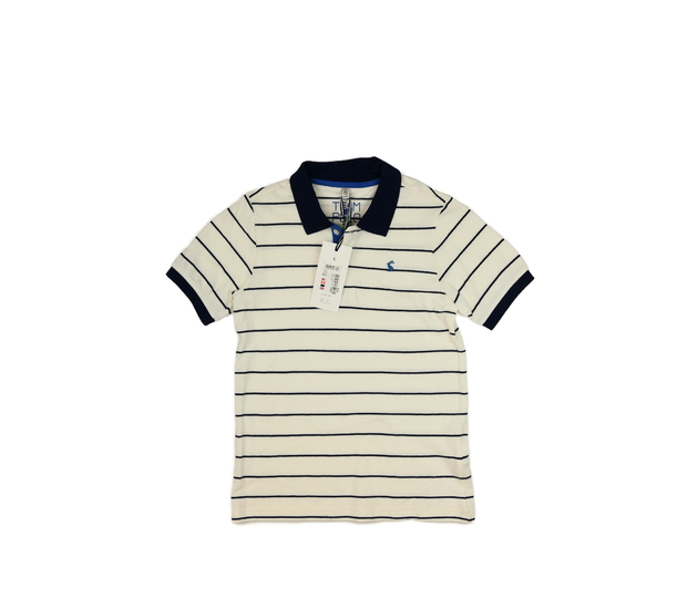 Nové krémové pruhované triko Joules