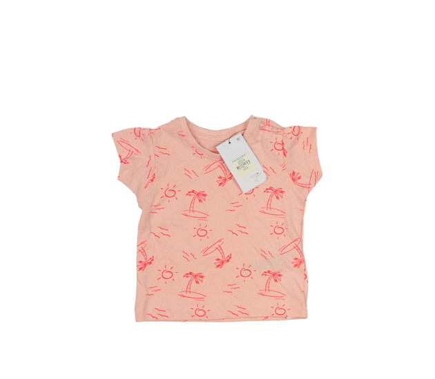 Nové růžové triko s palmami Primark 