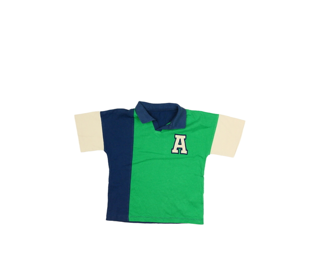 Trojbarevné triko s límečkem George