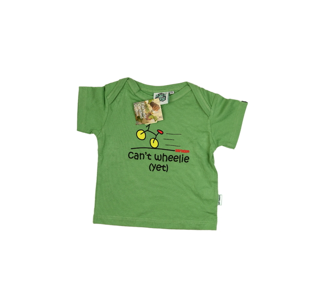 Nové zelené triko s potiskem 