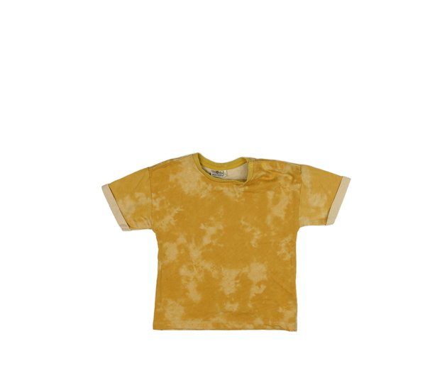 Hnědé batikované triko   