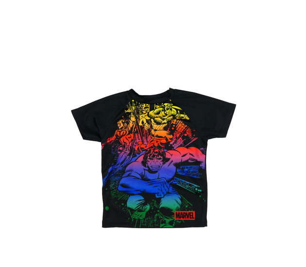 Černé sportovní triko Marvel Nutmeg