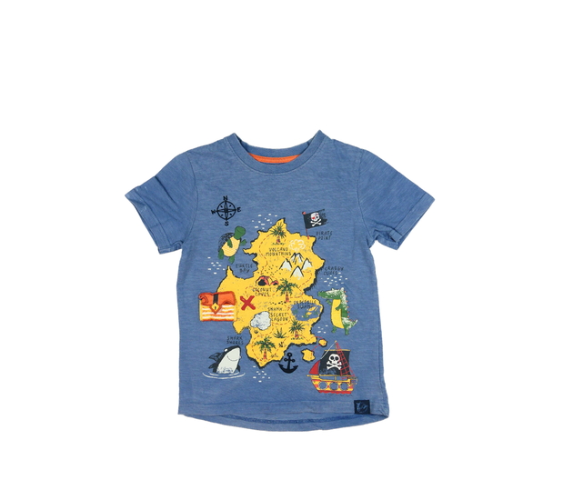 Modré triko s motivem pirátů Nutmeg