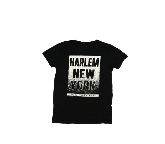 Černé triko s potiskem Primark 