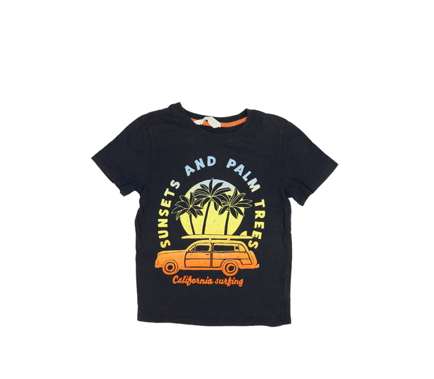 Modré triko s autem H&M