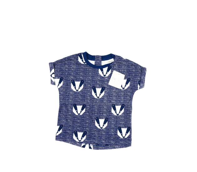 Nové modré triko se zvířátkem Next