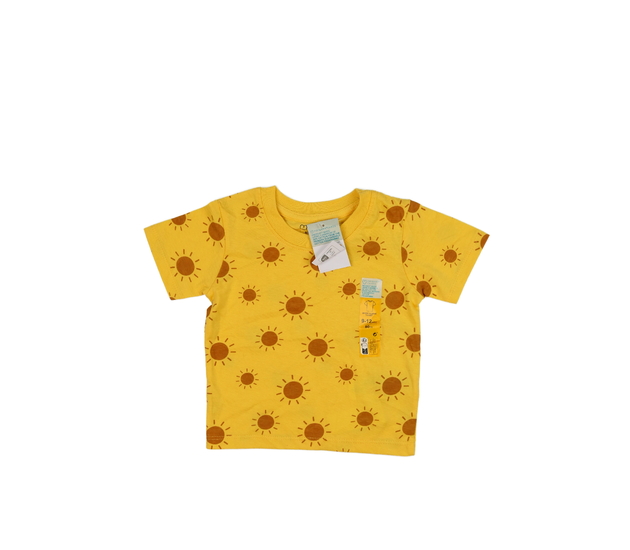 Nové žluté triko se sluncem Primark 