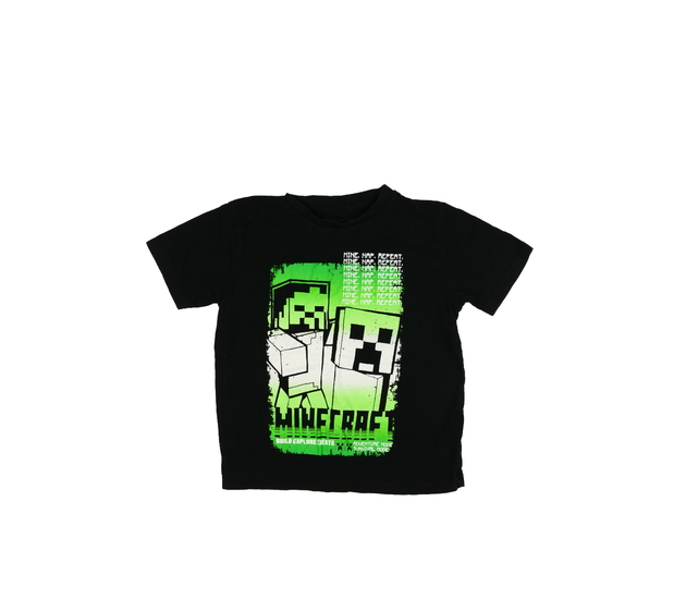 Černé triko Minecraft 