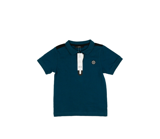 Nové tmavě modré triko s límečkem George