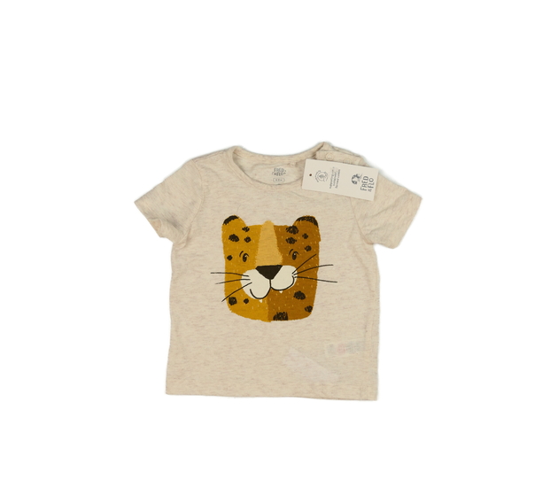 Nové krémové triko s lvíčkem F&F