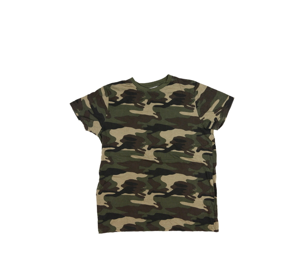 Zelené maskáčové triko Primark