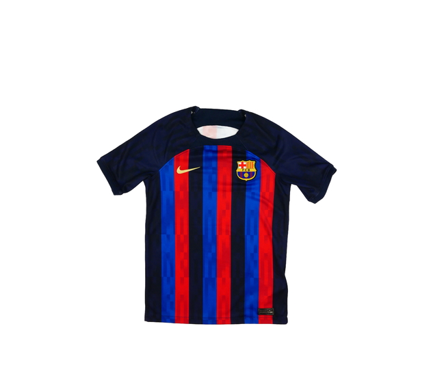 Tmavé pruhované sportovní triko Nike 