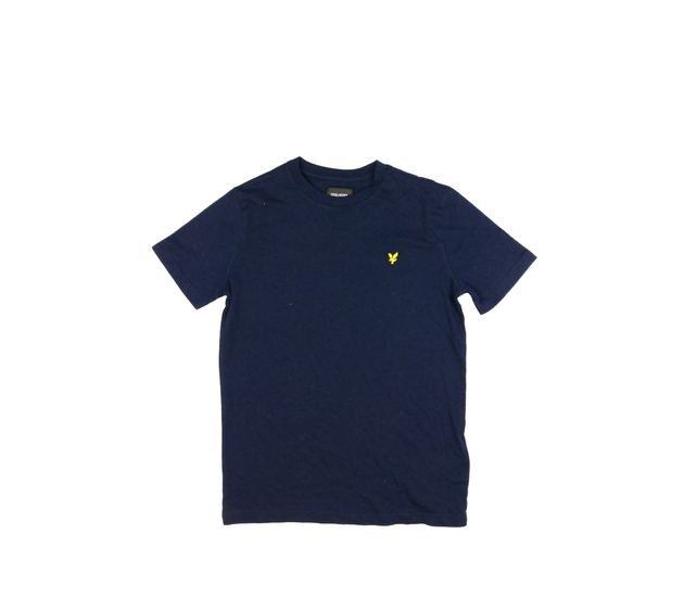 Tmavě modré triko s malým ptáčkem 