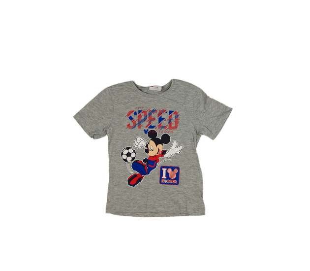 Šedé melírované triko Mickey Disney 