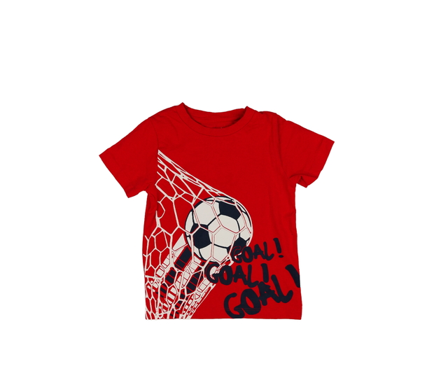 Červené triko s fotbalovým motivem Nutmeg
