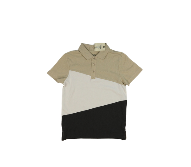 Nové hnědé triko s límečkem 