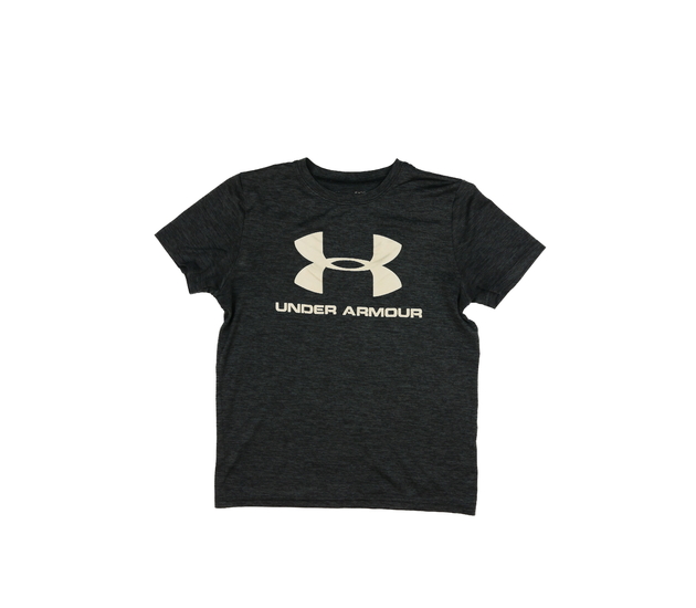 Šedé melírované sportovní triko Under Armour 