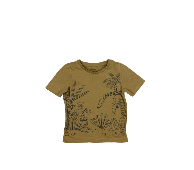 Hnědé triko s motivem safari Tu 