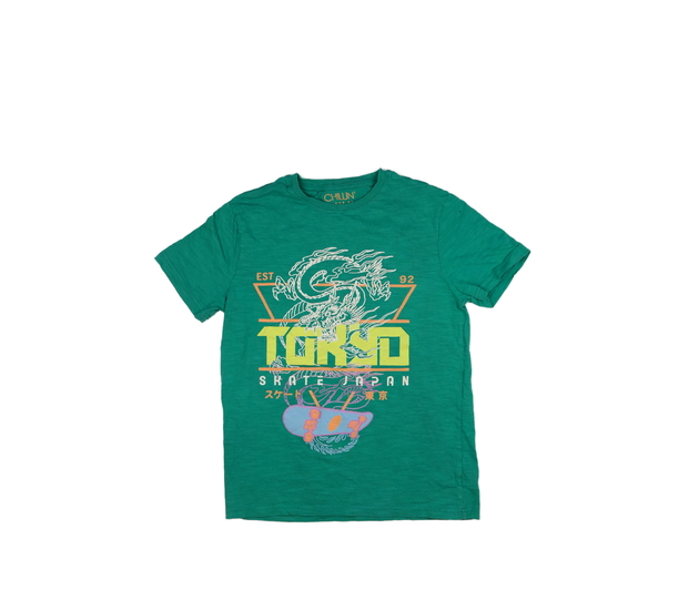 Zelené melírované triko Next