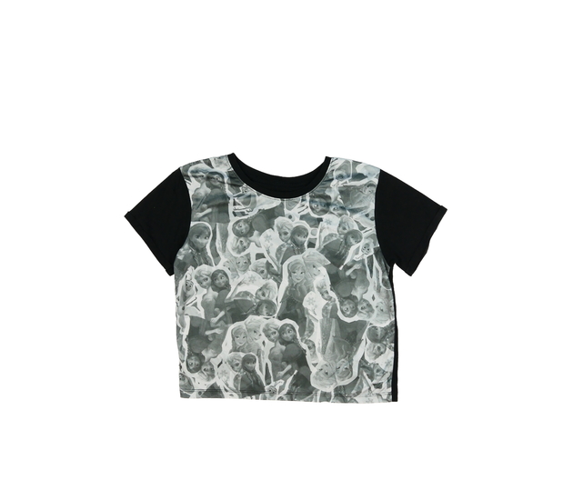 Černý crop top Frozen EUR - M 