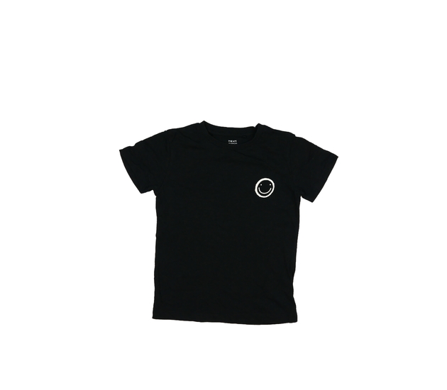 Černé triko se smajlíkem Next