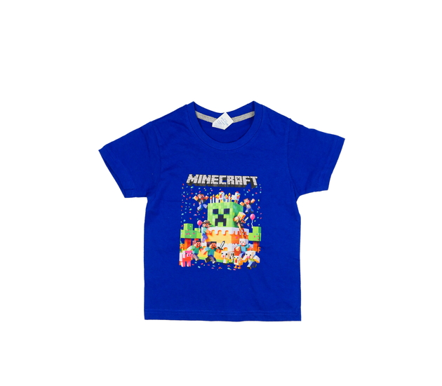 Modré triko Minecraft 