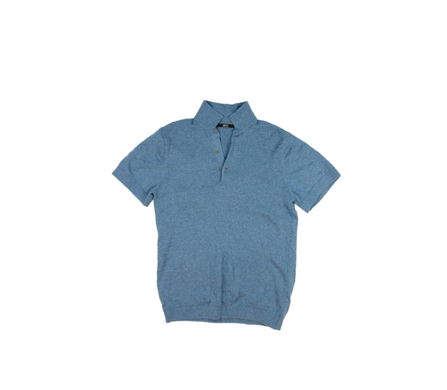 Modré teplé triko s límečkem Next