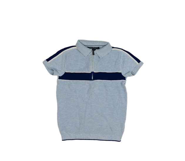 Modré triko s límečkem Next