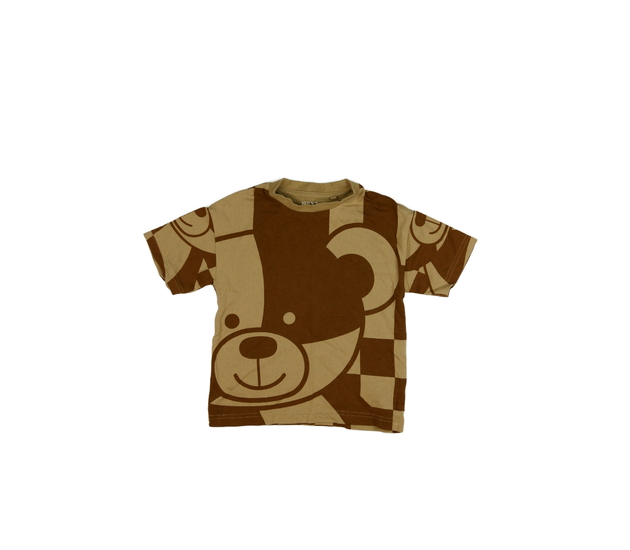 Hnědé triko s medvědem Next