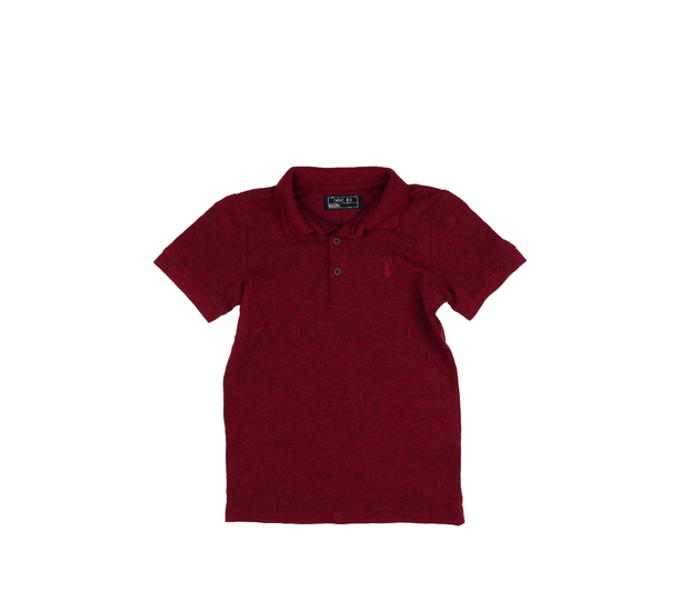 Bordo melírované triko s límečkem Next