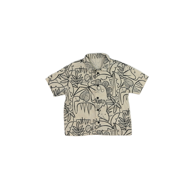 Hnědá košile s dinosaury George