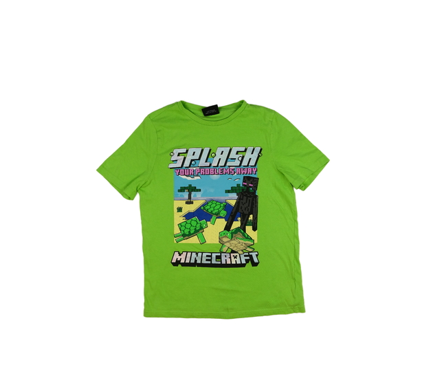 Zelené triko Minecraft 