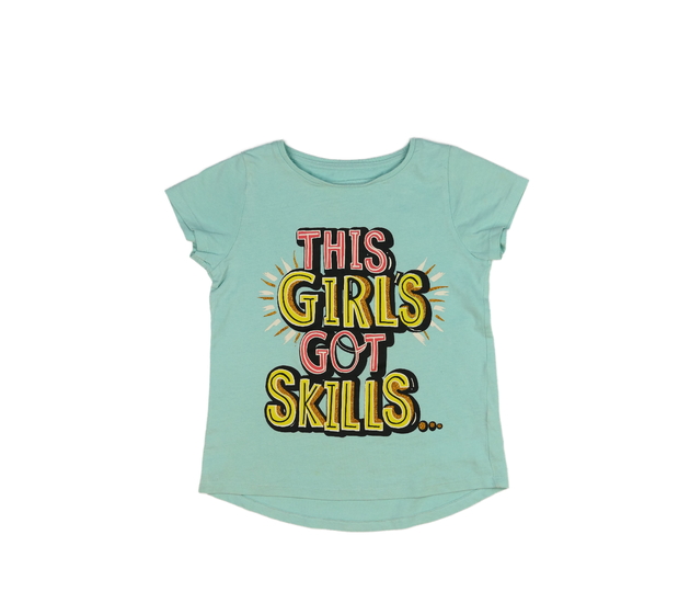 Modré triko s nápisy Nutmeg