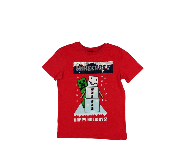Červené triko Minecraft George