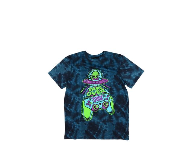 Modré stylové triko vel. 170 George