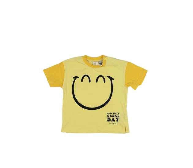 Žluté triko se smajlíkem H&M