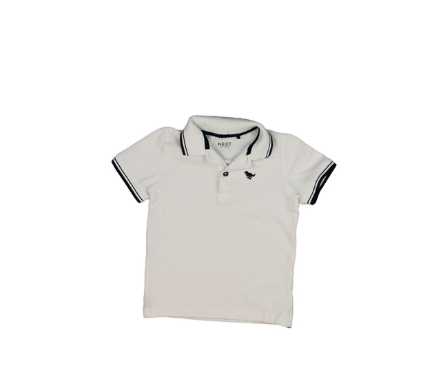 Bílé triko s límečkem Next